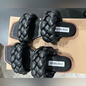 Brand new steve madden braided sandals